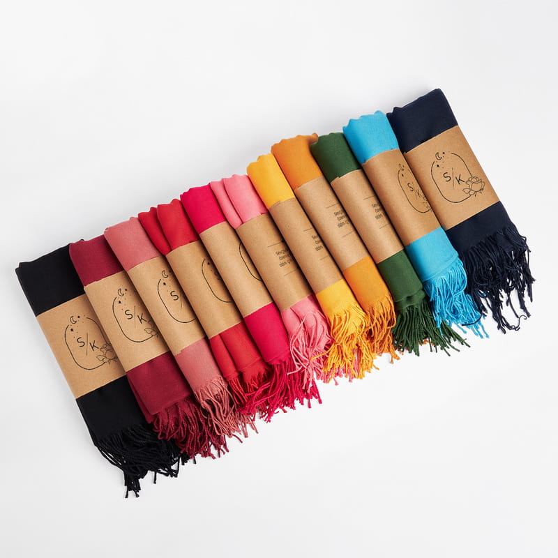 Kraft Kuşak Harf Özelleştirmeli Şal