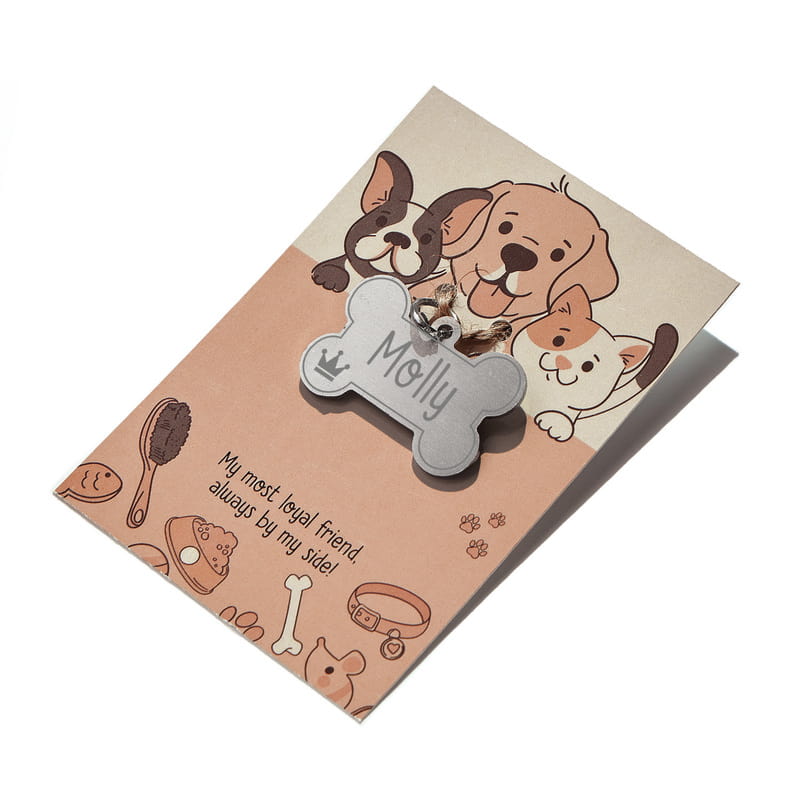 Kral Tacı Tasarımlı Kişiye Özel Evcil Hayvan İsimliği