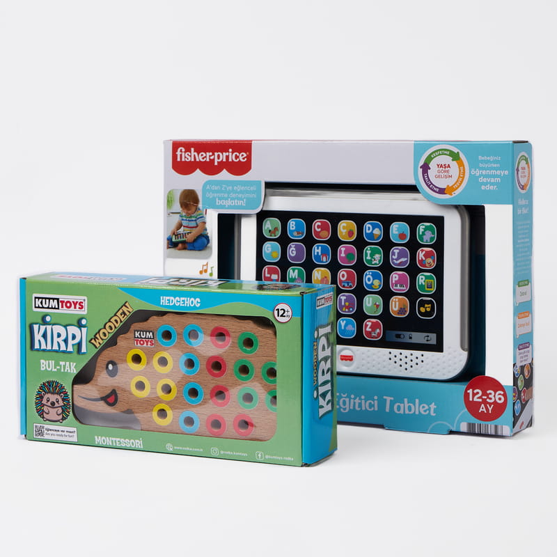 Küçük Prens Eğitici Ahşap Oyuncak Kutusu - Boy Cetveli Puzzle Hediyeli