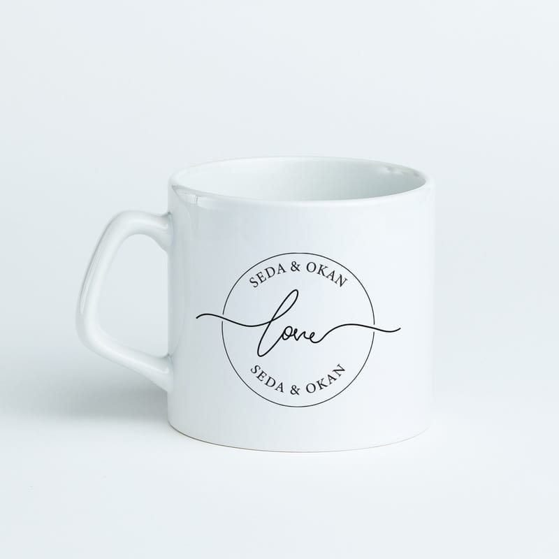 Love Serisi Minimal Kahve Bardağı