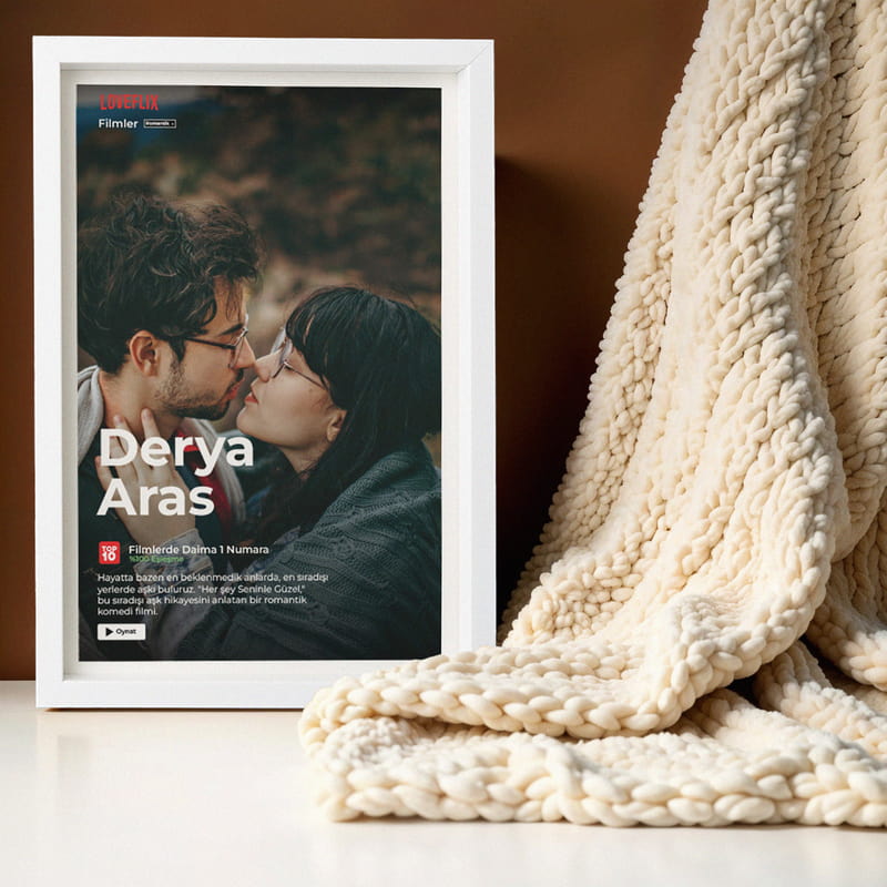 Loveflix Kişiye Özel Fotoğraf Çerçevesi - 20x30