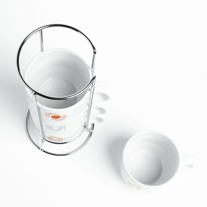 Minimal Lines Seramik 4'lü Set Kupa Takımı