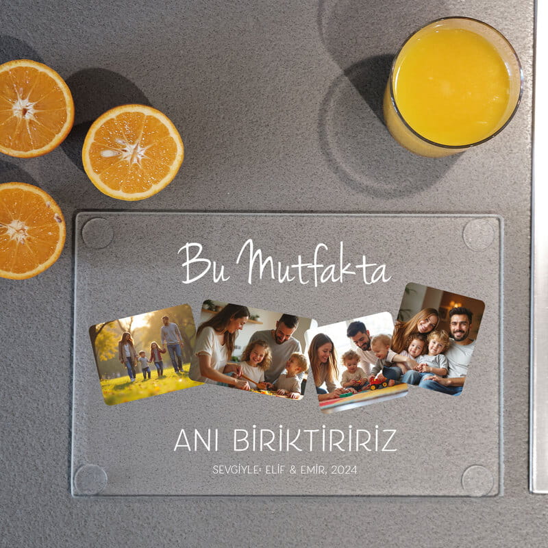 Mutfak Anılarımız Cam Kesme Tahtası