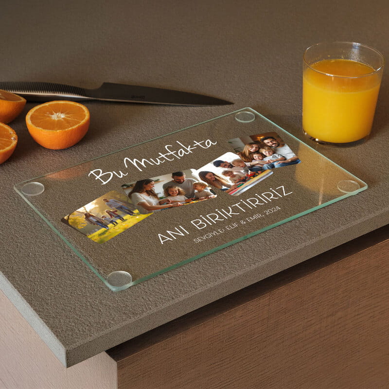 Mutfak Anılarımız Cam Kesme Tahtası