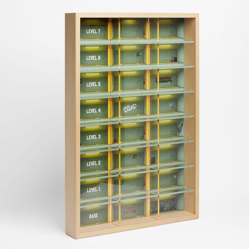 Oyuncak Araba Koleksiyon Rafı