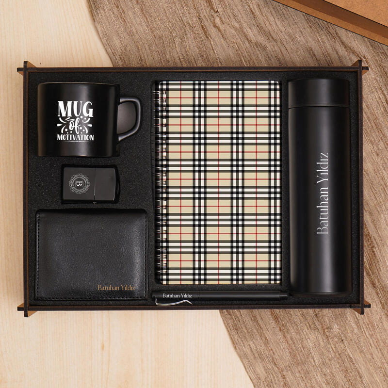 Premium Kişiye Özel Şık Kutusunda Hediye Seti