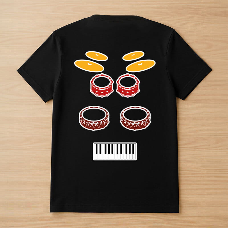 Ritimli Sırt Masajı Baba Tişörtü