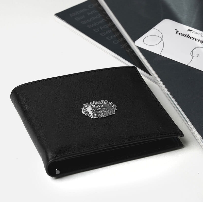 Sevgili İsimler Gümüş İşlemeli Deri Cüzdan