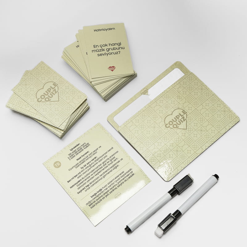 Sevgiliye Eğlenceli Soru Cevap Aktivite Kutusu