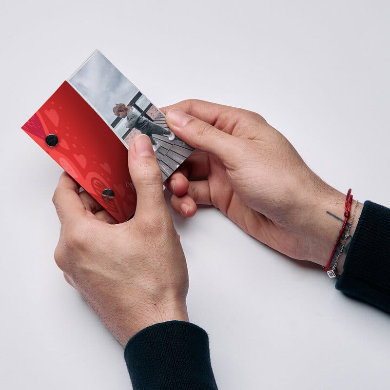 Sevgiliye Hediye Love Hareketli Anı Kitabı - Dikey