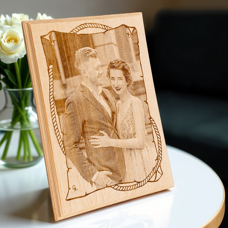 Sevgiliye Özel Ahşap Foto