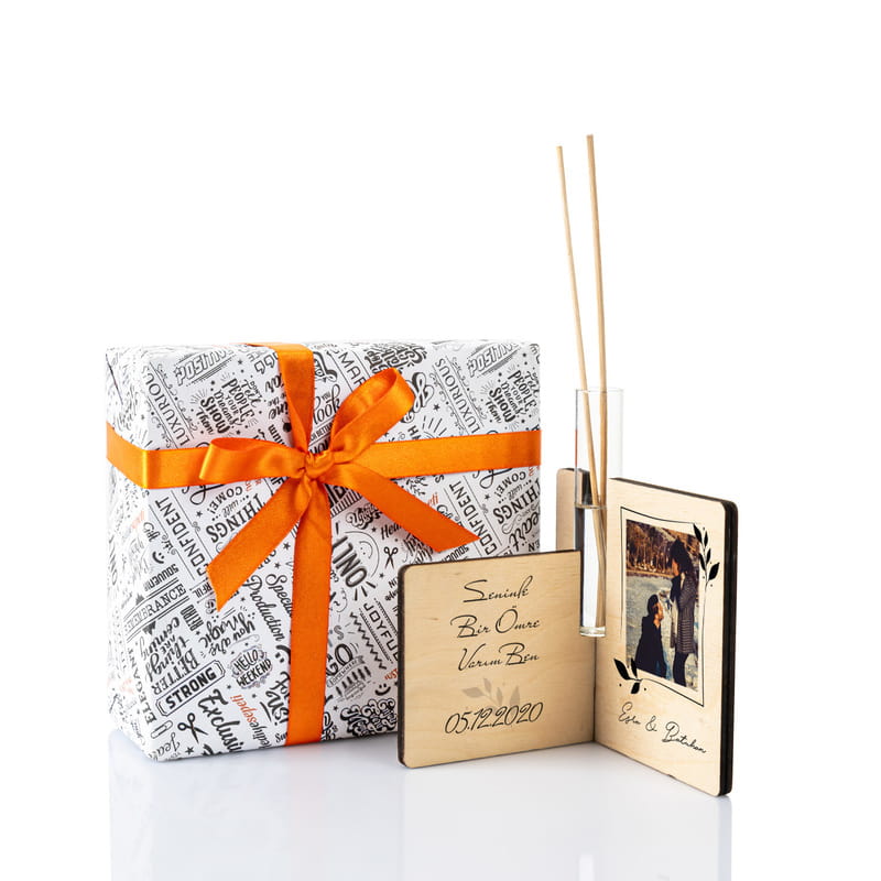 Sevgiliye Romantik Hediye Fotoğraf Baskılı Oda Kokusu