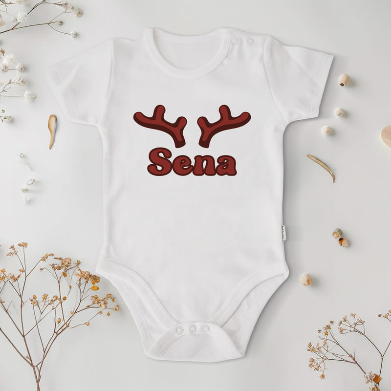 Sevimli Geyik Boynuzu İsimli Bebek Zıbını