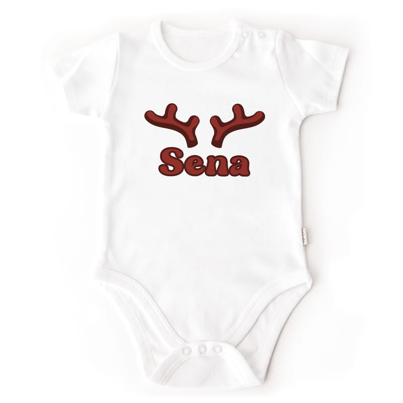 Sevimli Geyik Boynuzu İsimli Bebek Zıbını