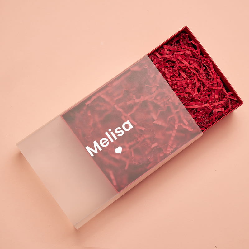 Soru Kartları & Aşk Bileti İçerikli İsme Özel Sevgiliye Hediye Kutusu