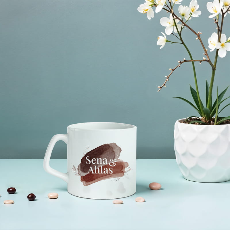 Soyut Sevgi İsimli Kahve Kupası