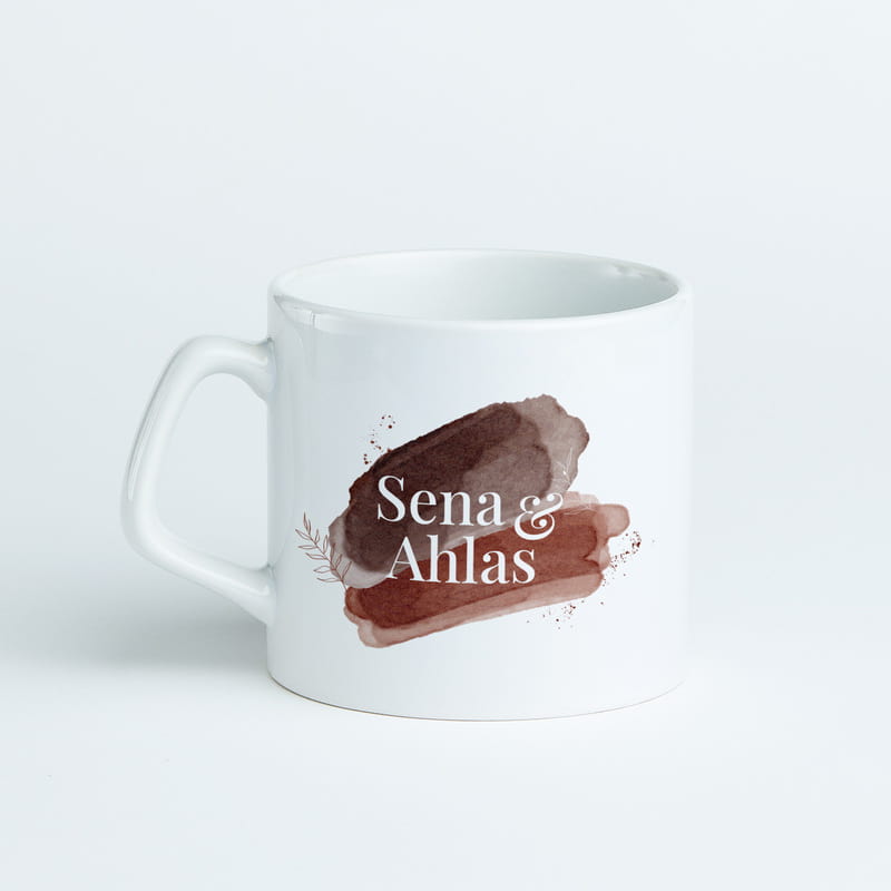 Soyut Sevgi İsimli Kahve Kupası