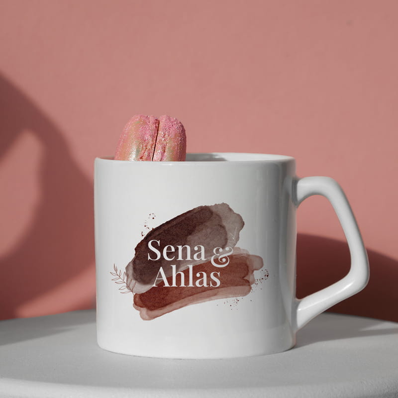 Soyut Sevgi İsimli Kahve Kupası