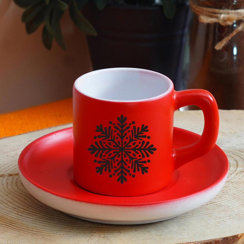 Yeni Yıl Cam Suluk Fincanı Defter Kalem Mum El Kremi Yılbaşı Hediye Kutusu