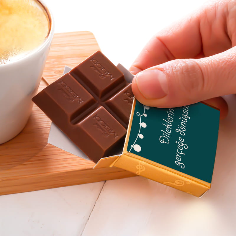 Yeni Yıl Dilekleri Yılbaşı Çikolatası