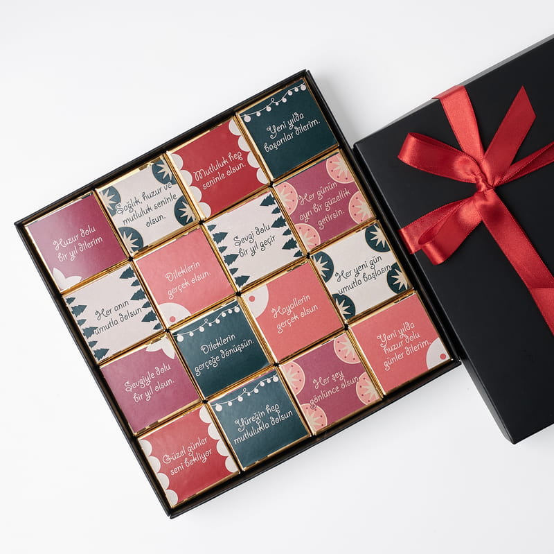 Yeni Yıl Dilekleri Yılbaşı Çikolatası