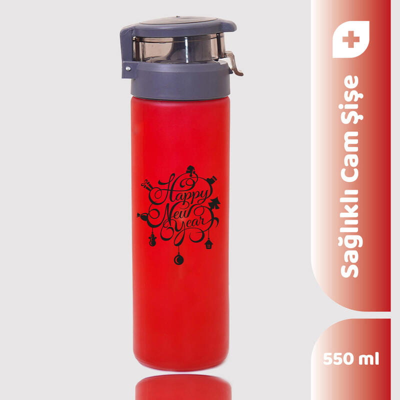 Yılbaşı Ahşap Defter Sunumlu Fincan Kolonya Cam Suluk Türk Kahvesi Kahve Hediye Kutusu