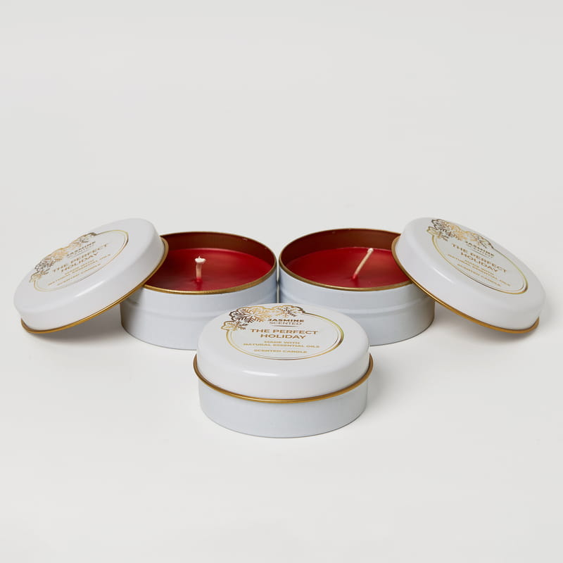 Yılbaşı Özel 3'lü Kokulu Mum Seti