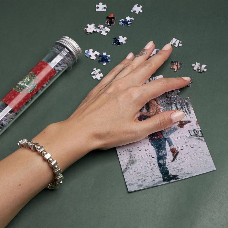 Yılbaşı Özel Fotoğraflı Kapsül Puzzle