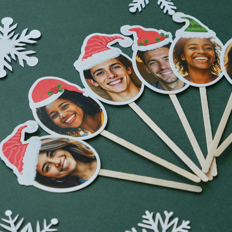 Yılbaşı Parti Kafaları Fotoğraflı Parti Süsü