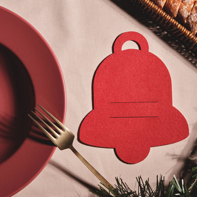 Yılbaşı Temalı Dekoratif Çatal Kaşık Bıçak Sunum Seti