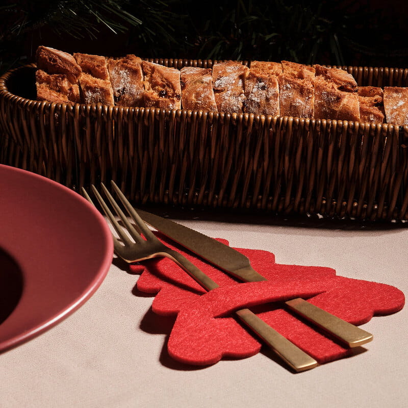 Yılbaşı Yemeği Özel Çam Ağacı 6'lı Sunum Seti