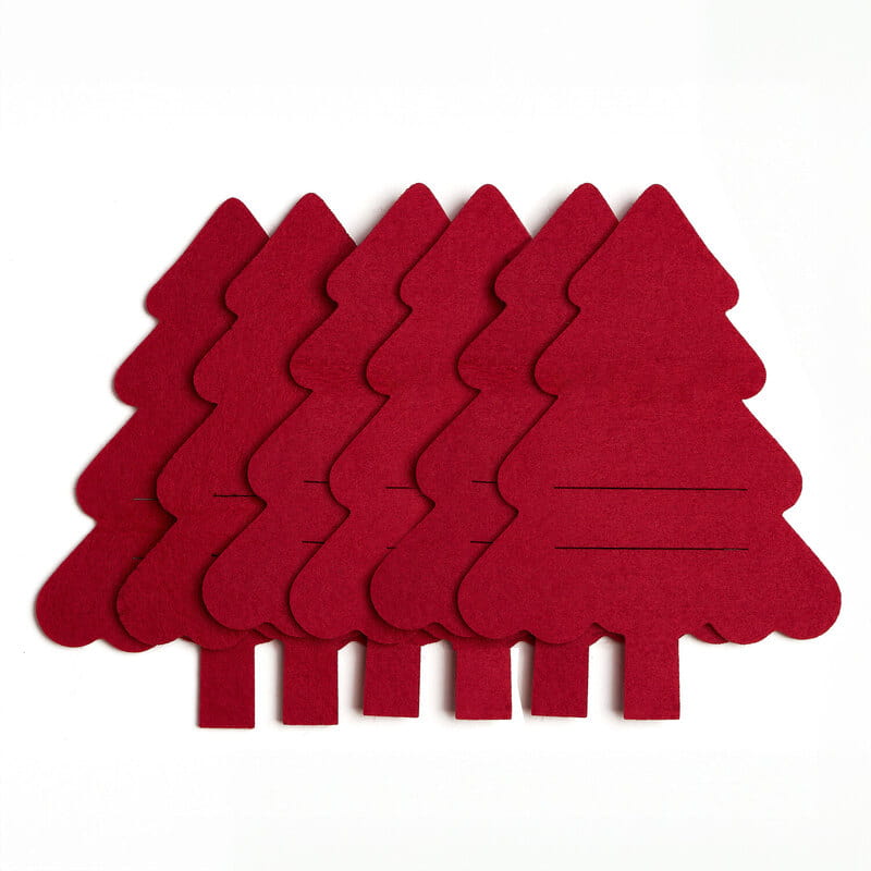 Yılbaşı Yemeği Özel Çam Ağacı 6'lı Sunum Seti