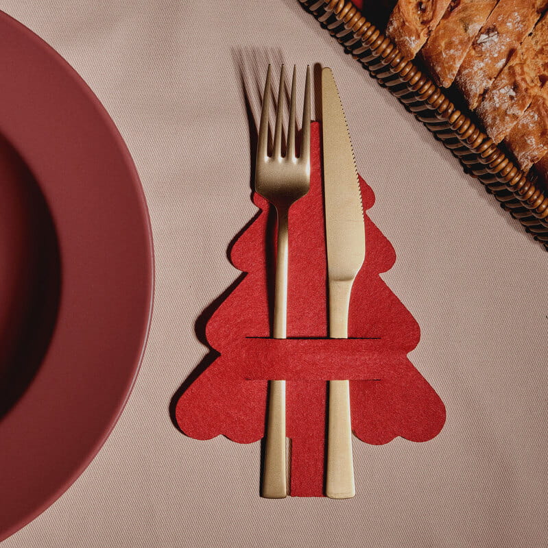 Yılbaşı Yemeği Özel Çam Ağacı 6'lı Sunum Seti