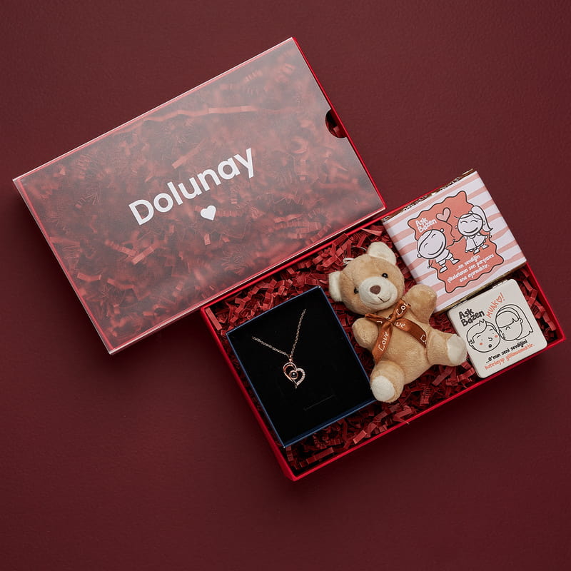 100 Dilde Aşk Sevgiliye Hediye Kutusu