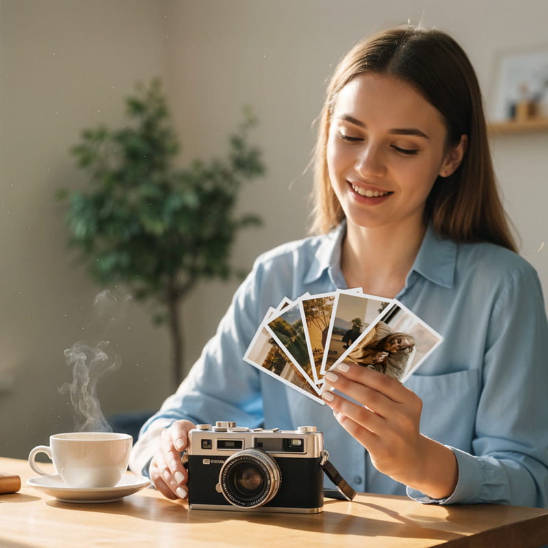 5x7,5 Mini Klasik Kart Foto Baskı - 105 Adet