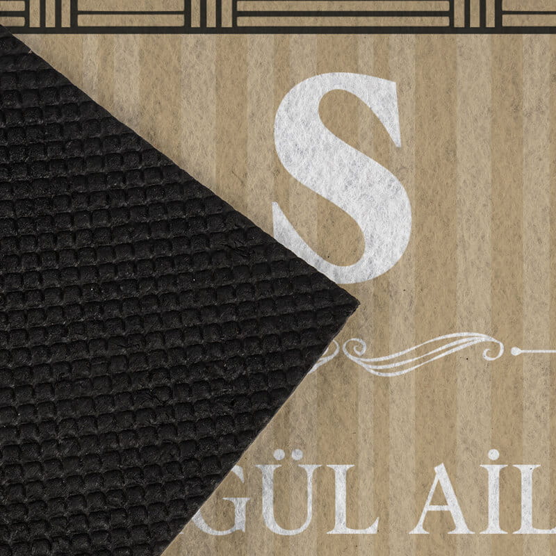 Aile Adı Özelleştirmeli Dış Kapı Önü Paspası