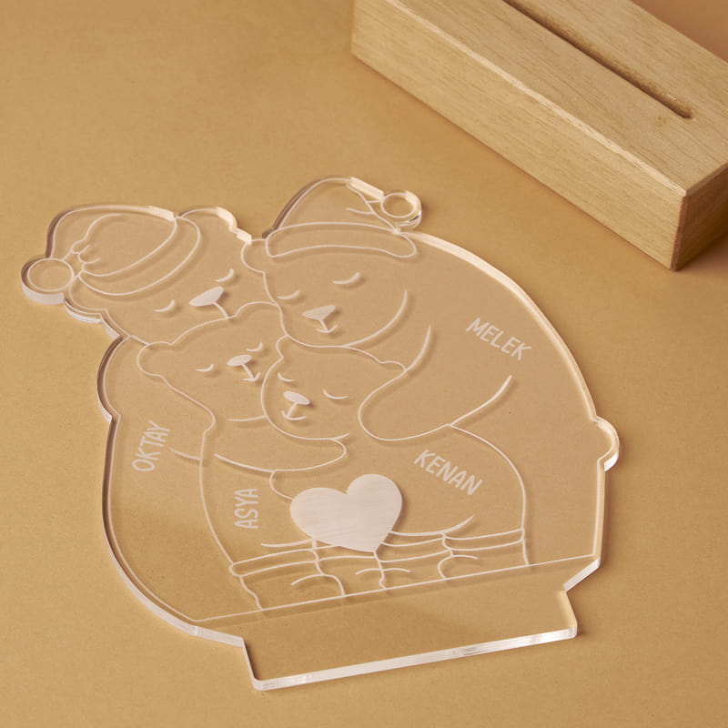 Aile Bağı Ayıcık Led Gece Lambası