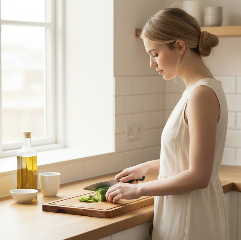 Aile İsmine Özel Doğal Ahşap Kesme Sunum Tahtası
