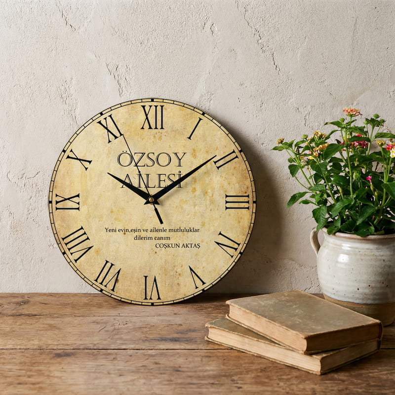 Aileye Özel Duvar Saati