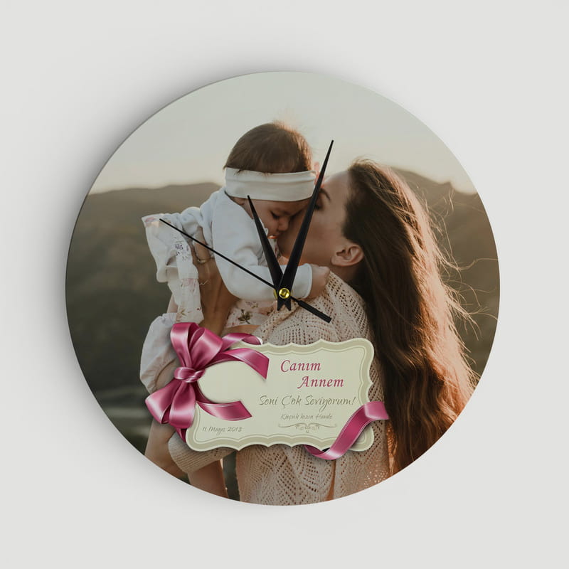 Anneler Günü Hediyesi Duvar Saati