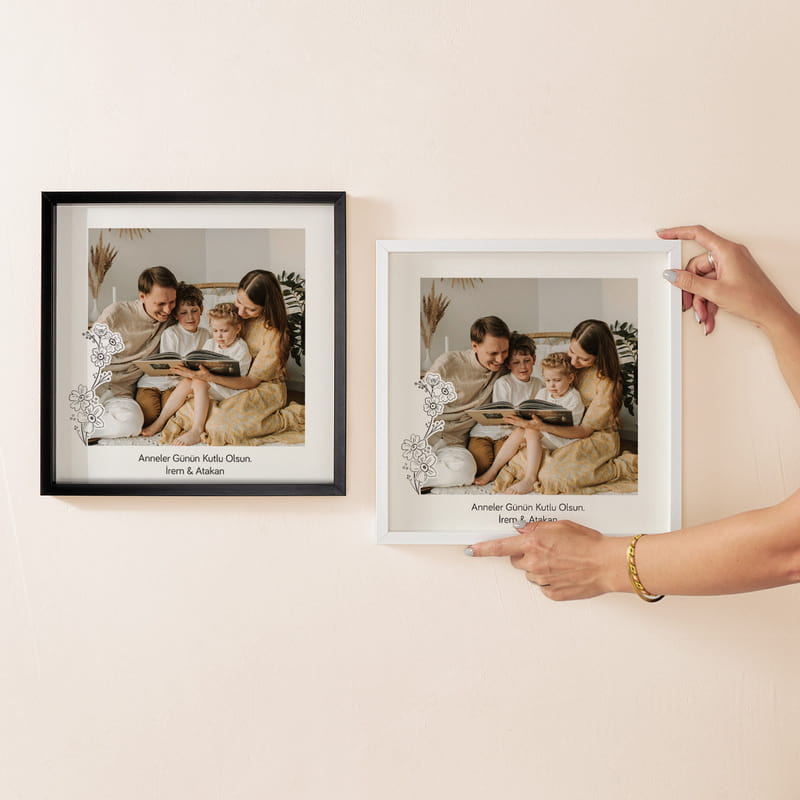 Anneler Günün Kutlu Olsun Fotoğraflı Çerçeve