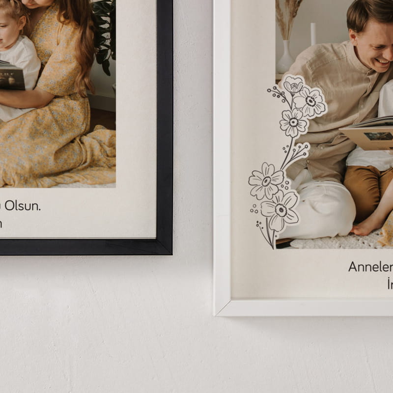 Anneler Günün Kutlu Olsun Fotoğraflı Çerçeve