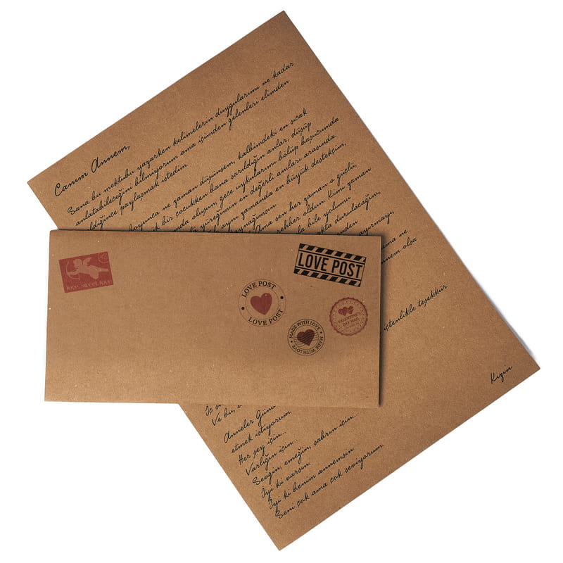 Anneye Mektup - Kişiselleştirilebilir Mesajlı Anneye Özel Mektup