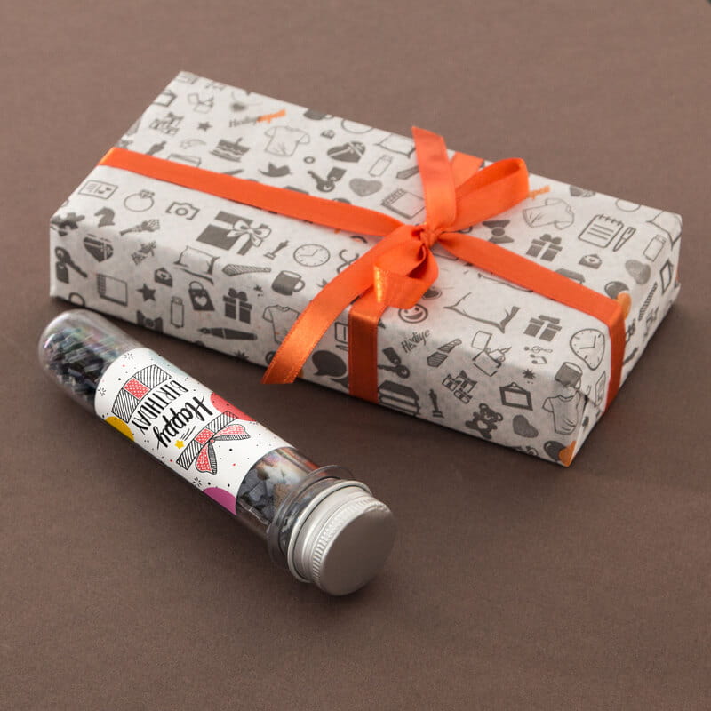 Arkadaşa Doğum Günü Hediyesi Kapsül Şişeli Mini Puzzle