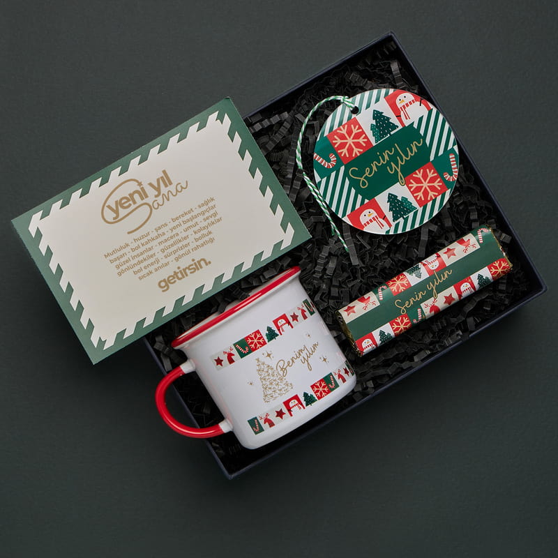 Arkadaşa Özel Senin Yılın Yılbaşı Hediye Kutusu