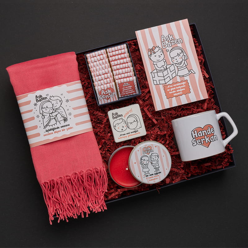 Aşk Bazen Serisi Sevgili Hediye Kutusu