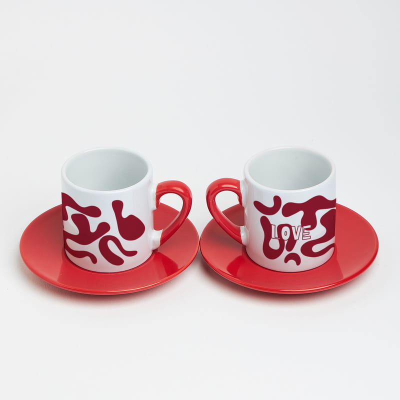 Aşk Fincanlı 100 Dilde Seni Seviyorum Hediye Kutusu