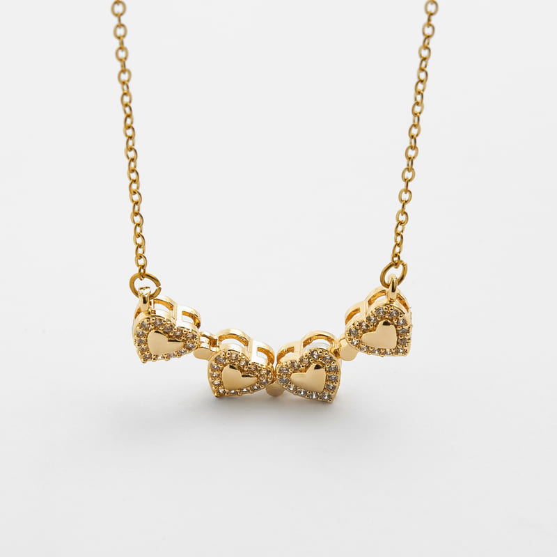 Aşk Yoncası Minimal Açılır Kolye