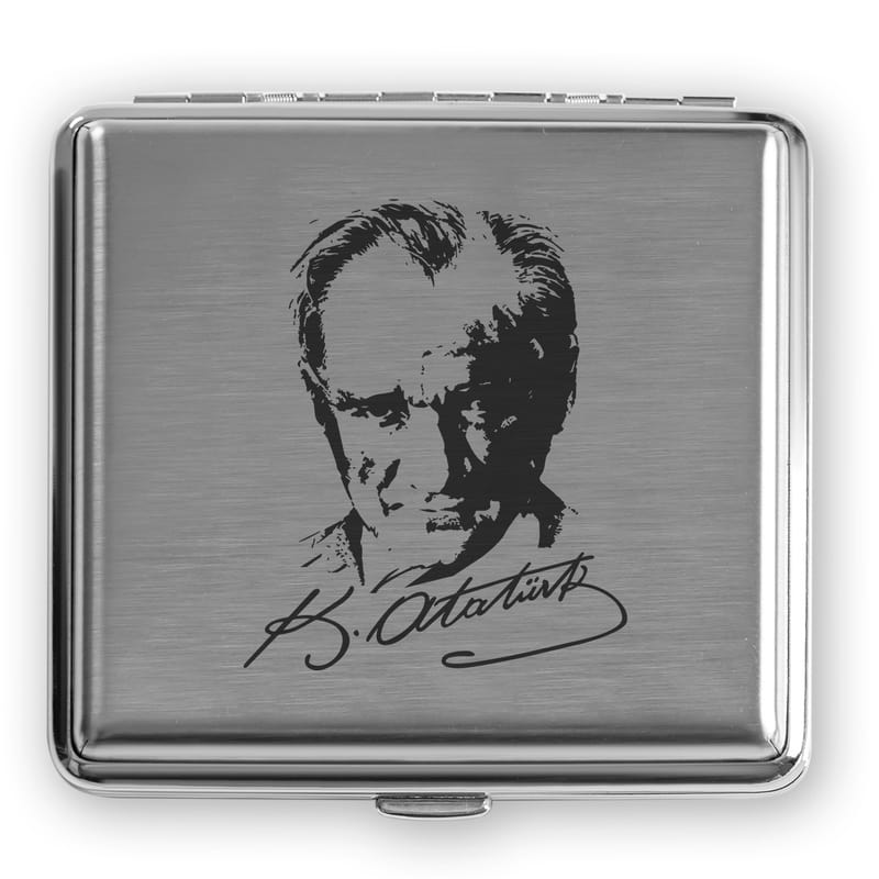 Atatürk İmzası Tasarımlı Sigara Tabakası