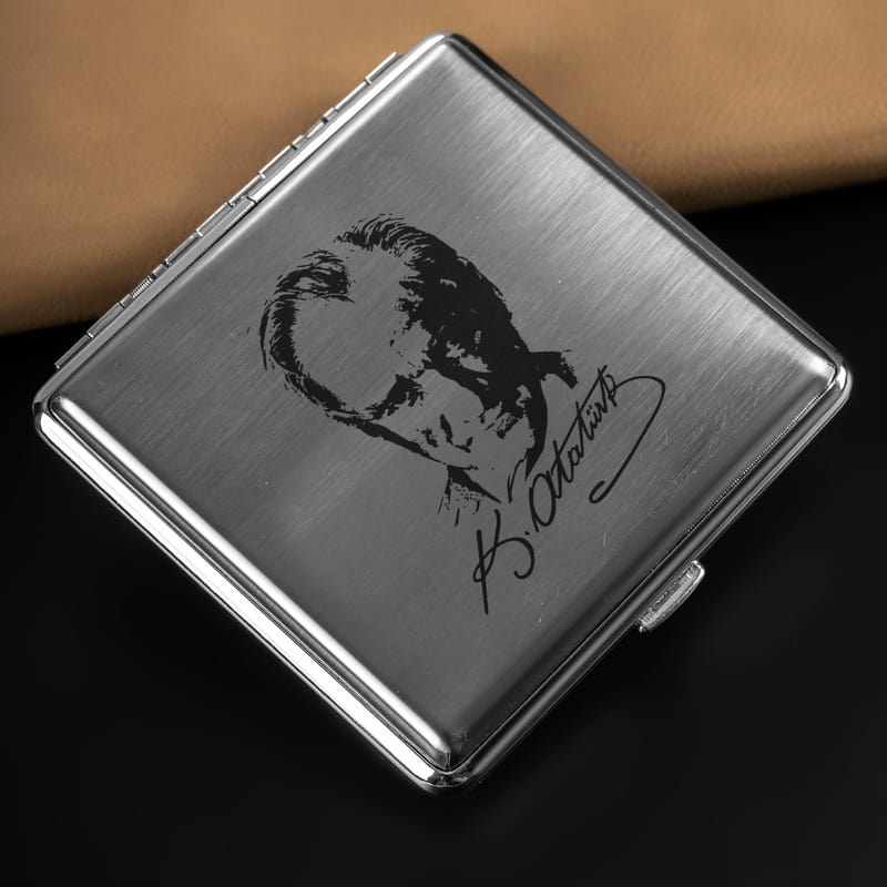 Atatürk İmzası Tasarımlı Sigara Tabakası